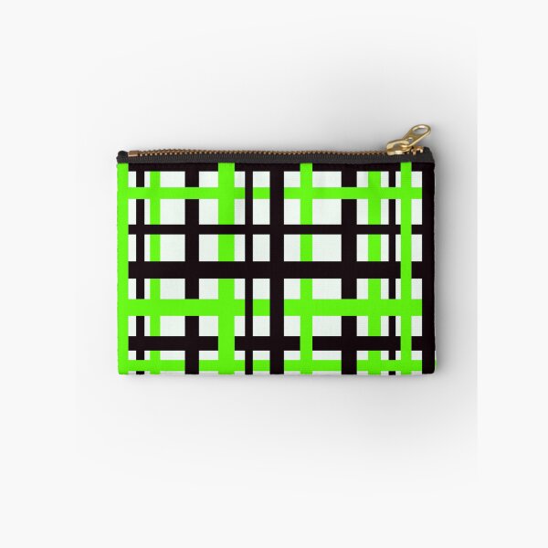 Item preview, Interlocking Stripes Black White Green designed and sold by blakcirclegirl.