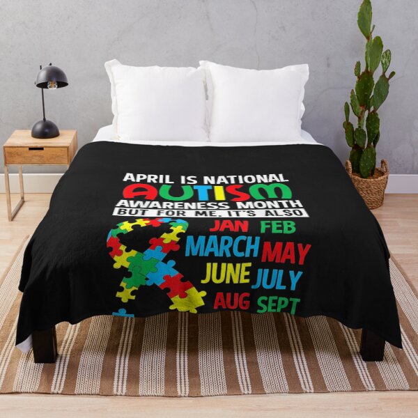 Item preview, April is National Autism Awareness Month designed and sold by honnhieuroido2.