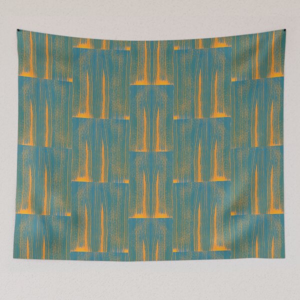 Item preview, Teal And Orange Textured Pattern  designed and sold by Designs By YL.