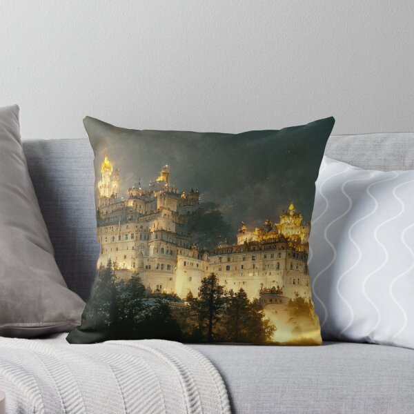 Item preview, Creepy Castle with Lightning #2 designed and sold by MyArtonStuff.