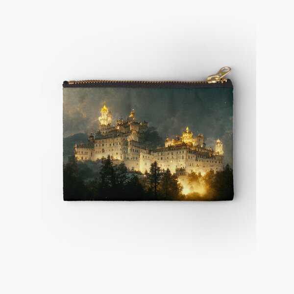 Aperçu de l'œuvre Château effrayant avec foudre # 2 créée et vendue par MyArtonStuff.