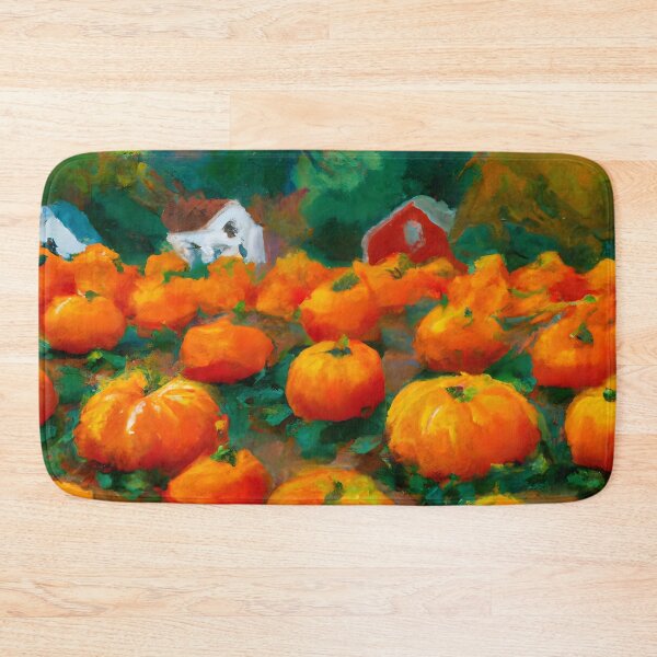Item preview, Pretty Pumpkin Farm designed and sold by priddypaintings.