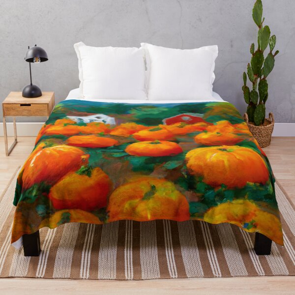 Item preview, Pretty Pumpkin Farm designed and sold by priddypaintings.