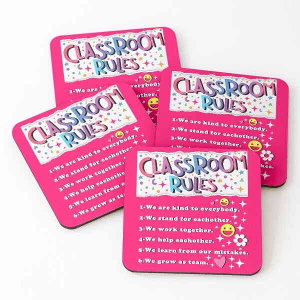 Item preview, Classroom rules - classroom management and social emotional learning designed and sold by Vivid-wear.