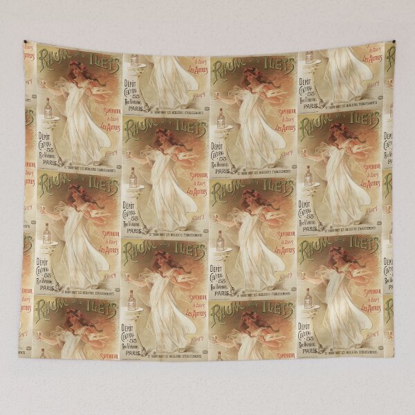 Item preview, French Island Rum Vintage Poster - Lithograph designed and sold by karwilberevivalcollection.