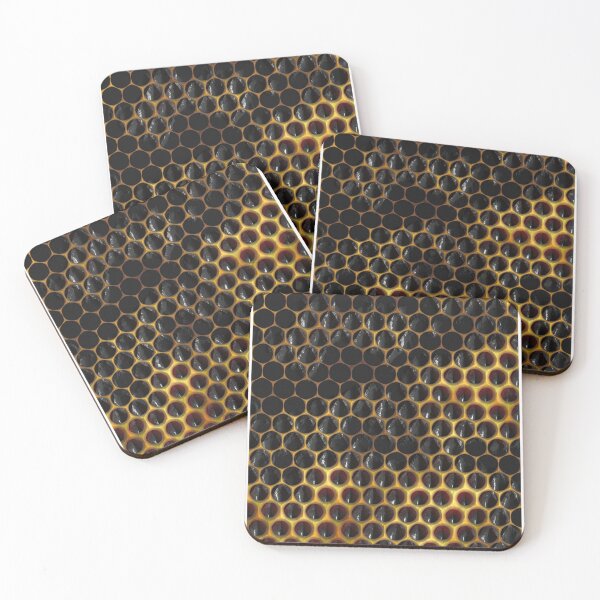 Item preview, dark honey comb strip designed and sold by frauenbrauen.