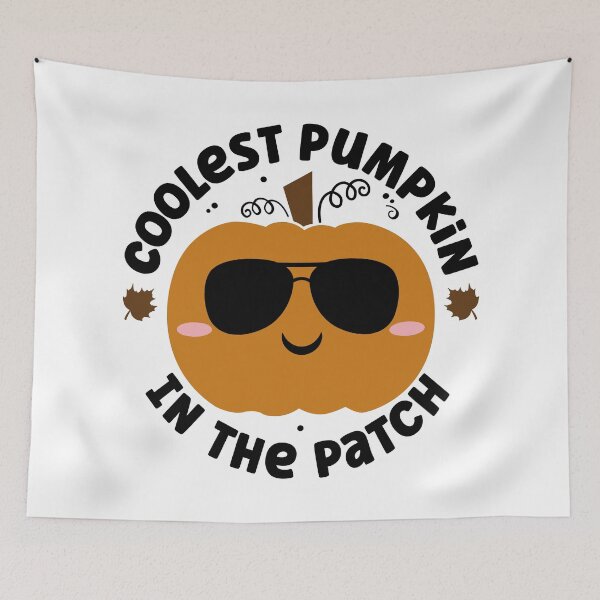 Item preview, Coolest Pumpkin in The Patch Halloween Cute and Funny Design designed and sold by PearlMoonGrapes.