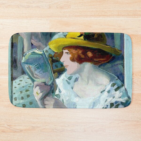 Item preview, YOUNG WOMAN WITH A MIRROR : Vintage Jane Peterson Painting Print designed and sold by posterbobs.