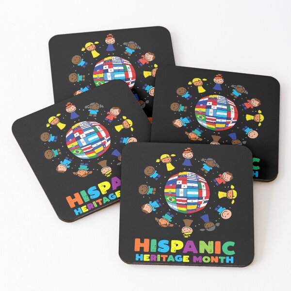 Item preview, Kids Around Globe Hispanic Flags Heritage Month designed and sold by CarlaHerold.