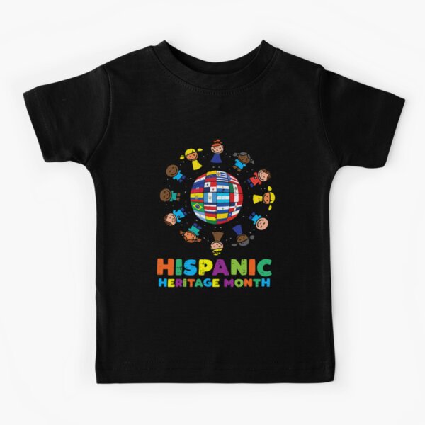 Item preview, Kids Around Globe Hispanic Flags Heritage Month designed and sold by CarlaHerold.