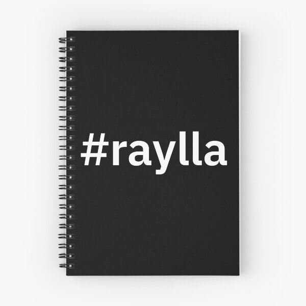 Aperçu de l'œuvre T-shirt #raylla police blanche créée et vendue par semioddfinds.