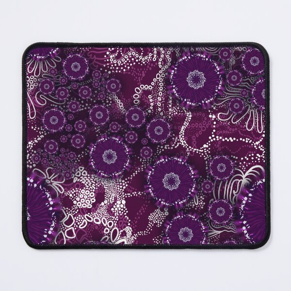 Item preview, Flora Going Viral Wine and Purple designed and sold by Suziness Designs.