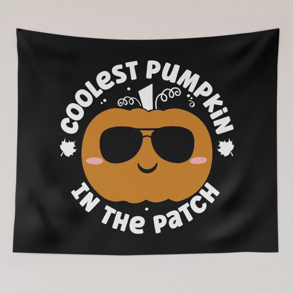 Item preview, Coolest Pumpkin in The Patch Halloween Cute and Funny Design - Black designed and sold by PearlMoonGrapes.