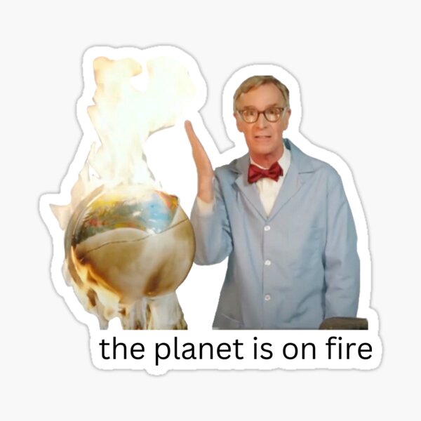 Item preview, the planet is on fire designed and sold by egwebb.