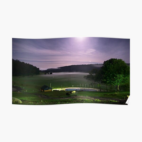 Misty Night Poster