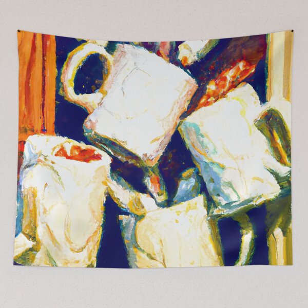 Item preview, Exploding Mugs designed and sold by priddypaintings.