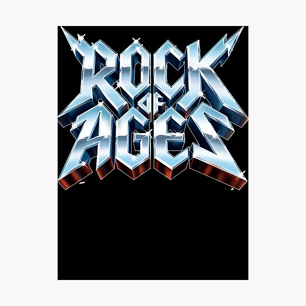 "rock of ages logo" Photographic Print for Sale by ABDELBOHANNAN
