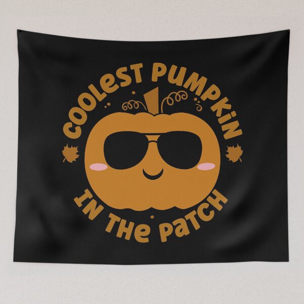 Item preview, Coolest Pumpkin in The Patch Halloween Cute and Funny Design - Orange designed and sold by PearlMoonGrapes.