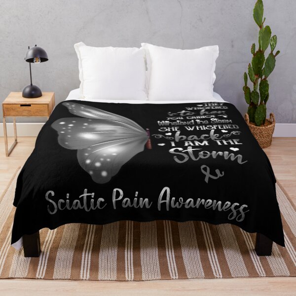 Item preview, She Whispered Back I Am The Storm Sciatic Pain Awareness Butterfly designed and sold by frechettee.