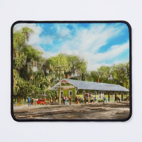 Item preview, Train Station - New Smyrna Train Station 1904 designed and sold by Mike Savad Photography.