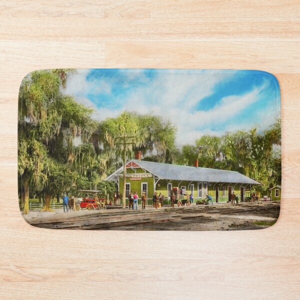 Item preview, Train Station - New Smyrna Train Station 1904 designed and sold by Mike Savad Photography.