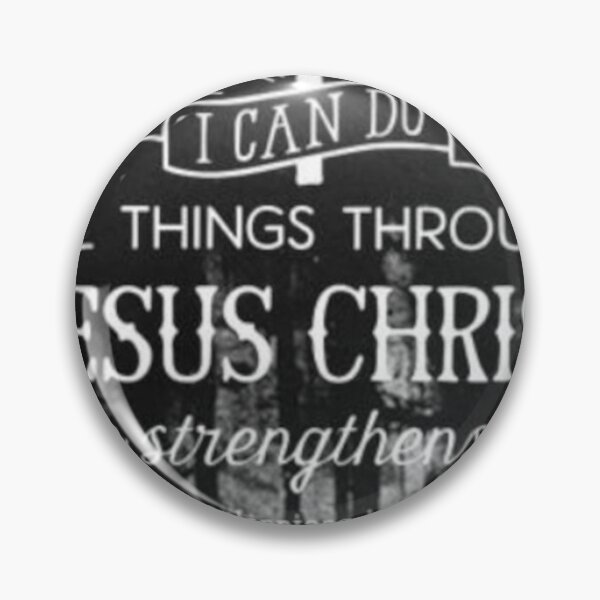 Item preview, All Things through Jesus Christ designed and sold by Rowena Jones.