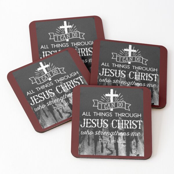 Item preview, All Things through Jesus Christ designed and sold by Rowena Jones.