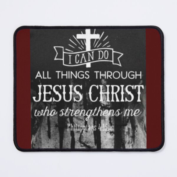 Item preview, All Things through Jesus Christ designed and sold by Rowena Jones.