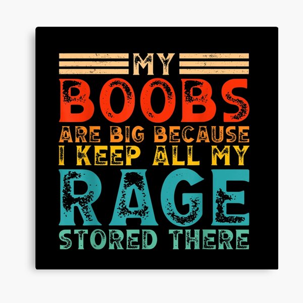 Types of Ta-Tas - Cute Breasts All Shapes Colors Sizes Funny Mammogram  Cancer Awareness Home Stretched Canvas