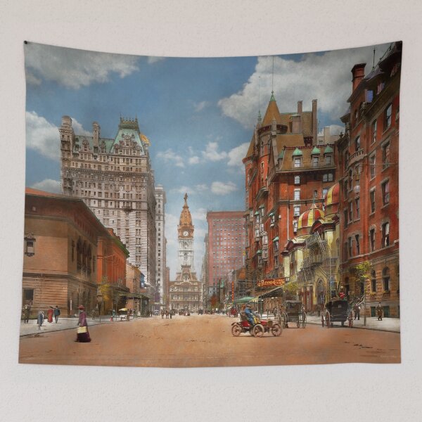 Item preview, City - PA Philadelphia - Broad Street 1905 designed and sold by Mike Savad Photography.
