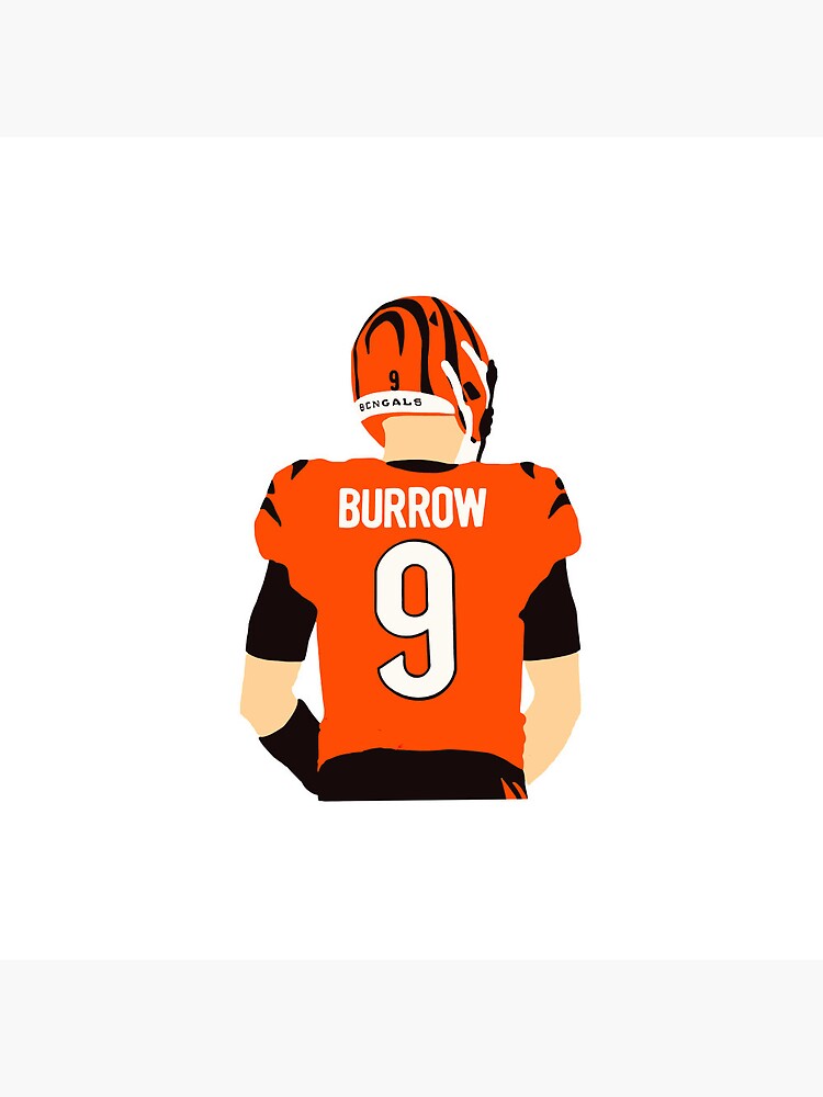 Nike Cincinnati Bengals 9 Joe Burrow Orange 2022 Super Bowl LVI