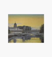 Morning at North Wall Dublin Art Board Print