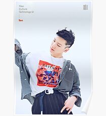 NCT U 7TH SENSE/WITH OUT YOU TEN Poster