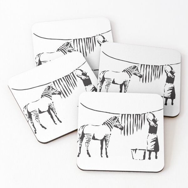 Item preview, Banksy Graffiti Zebra designed and sold by SaraBrock10.