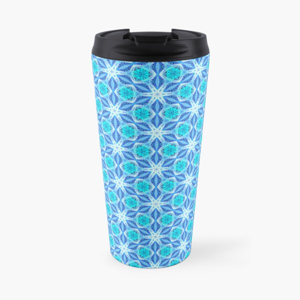 Aqua Hawaiian Stars under a Night Sky Dance Travel Mug
