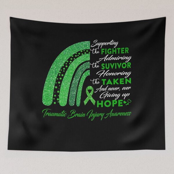 Item preview, Traumatic Brain Injury Warrior Supporting Fighter Traumatic Brain Injury Awareness designed and sold by Gillosina.