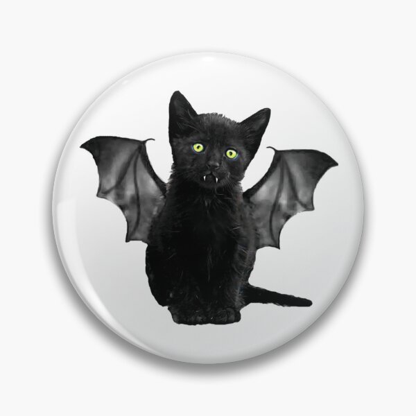 Item preview, Batcat Black Cat Kitten Bat Funny designed and sold by HarryBlum.