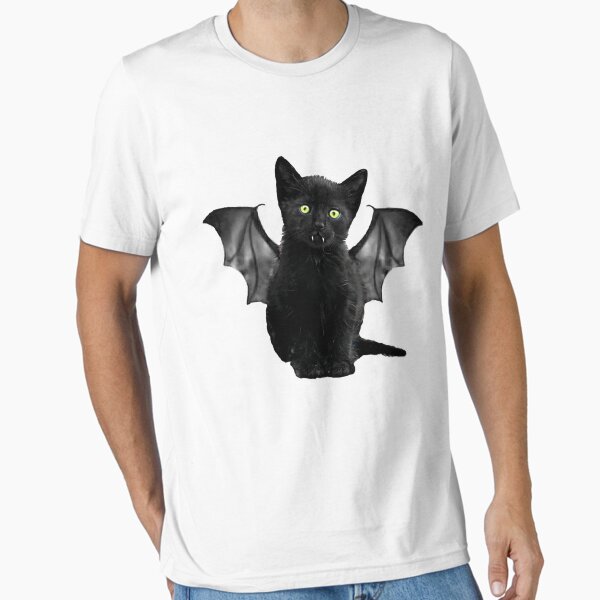 Item preview, Batcat Black Cat Kitten Bat Funny designed and sold by HarryBlum.