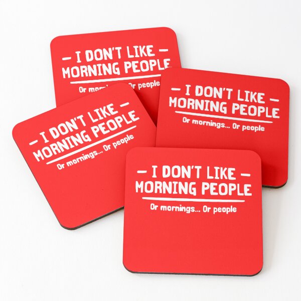 Item preview, I Don’t Like Morning People | Or Mornings… Or People designed and sold by Gonkpoke.