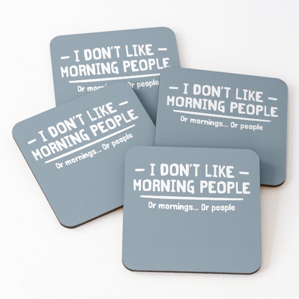 Item preview, I Don’t Like Morning People | Or Mornings… Or People designed and sold by Gonkpoke.
