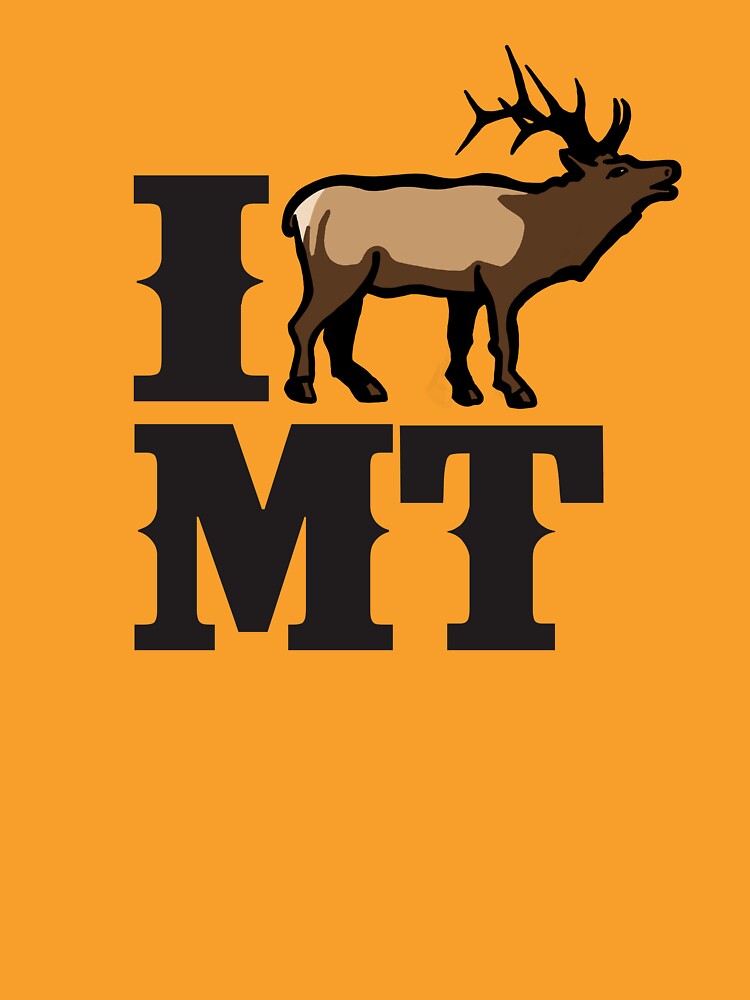 I Love Montana Elk by DOODL
