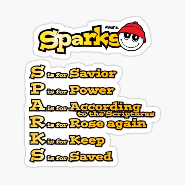 awana-sparks-sticker-for-sale-by-joshuakonkel-redbubble