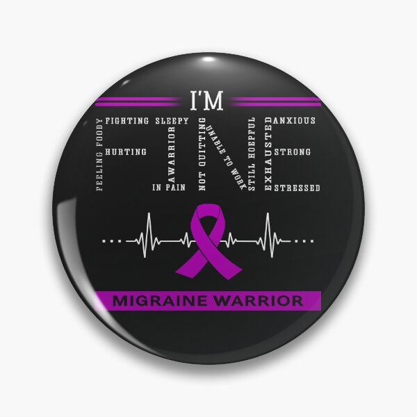 Item preview, I'm Fine Migraine Warrior Support Migraine Awareness Gifts designed and sold by rechardtee.