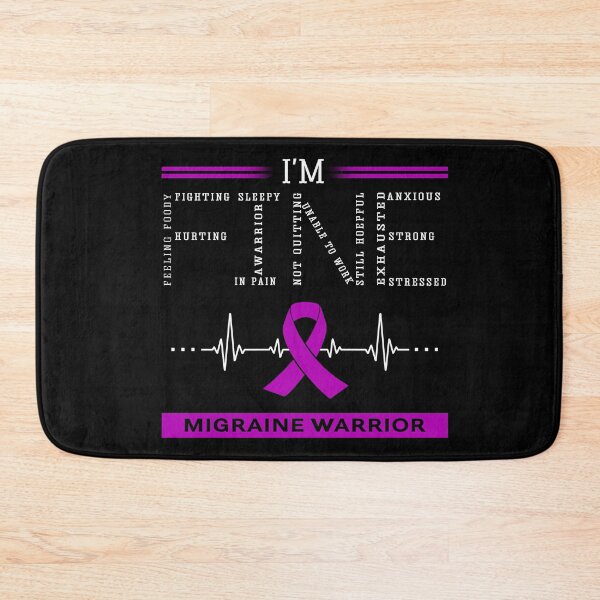 Item preview, I'm Fine Migraine Warrior Support Migraine Awareness Gifts designed and sold by rechardtee.