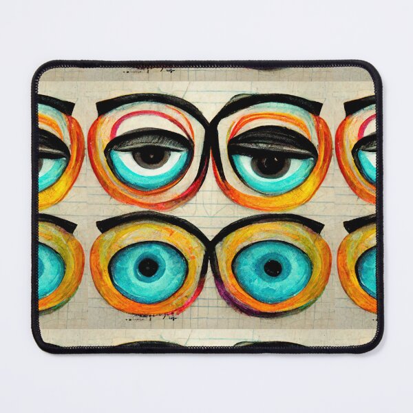 Item preview, Four Eyes Are Watching You Minimal Abstract designed and sold by thewishdesigns.