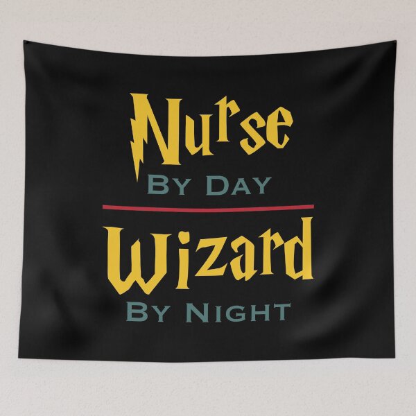 Item preview, Nurse By Day Wizard By Night designed and sold by TheFlying6.