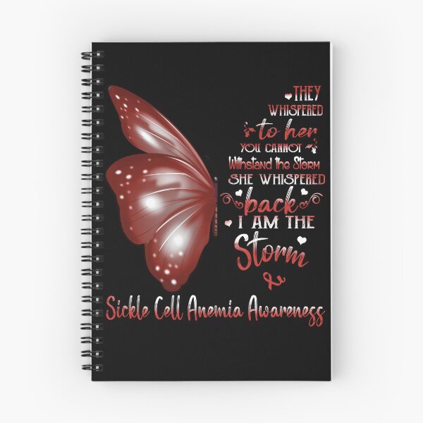 Item preview, She Whispered Back I Am The Storm Sickle Cell Anemia Awareness Butterfly designed and sold by frechettee.