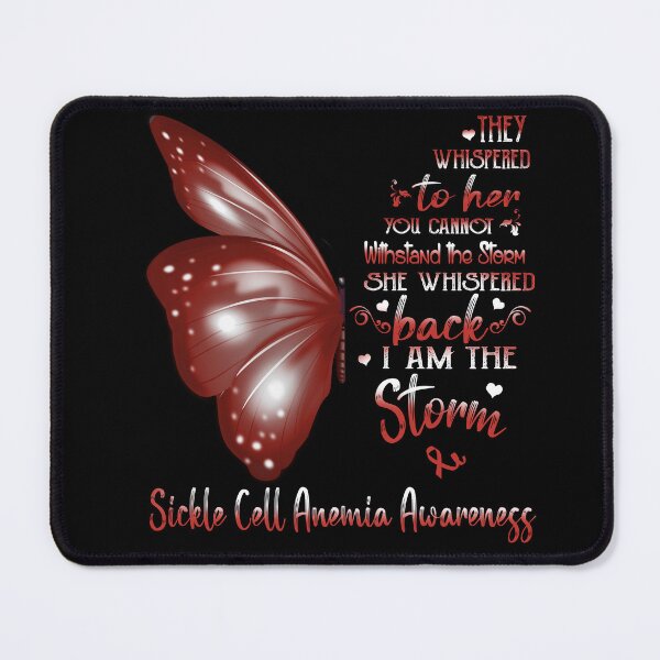 Item preview, She Whispered Back I Am The Storm Sickle Cell Anemia Awareness Butterfly designed and sold by frechettee.