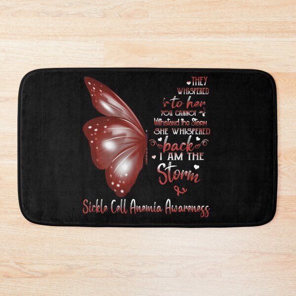 Item preview, She Whispered Back I Am The Storm Sickle Cell Anemia Awareness Butterfly designed and sold by frechettee.