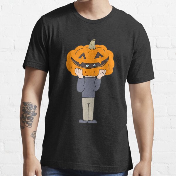 Pumpkin Headed Skateboard Girl T-shirt